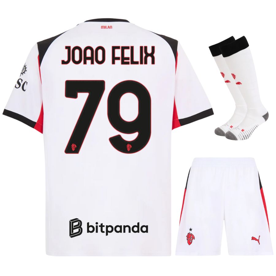 Completo da trasferta AC Milan per bambino 2025/26