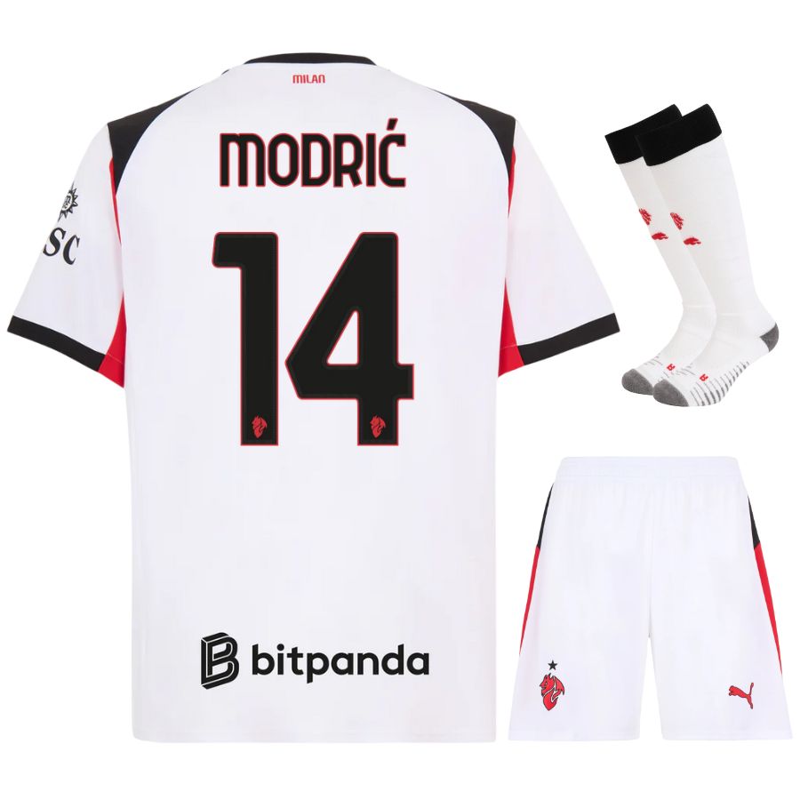 Completo da trasferta AC Milan per bambino 2025/26