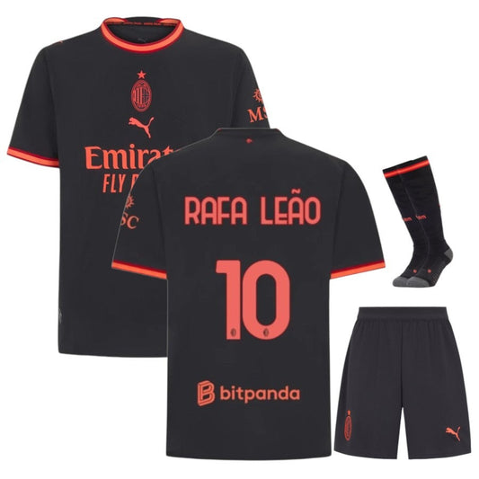 AC Milan Third Rafael Leao Jersey Set for Kids 2026/27