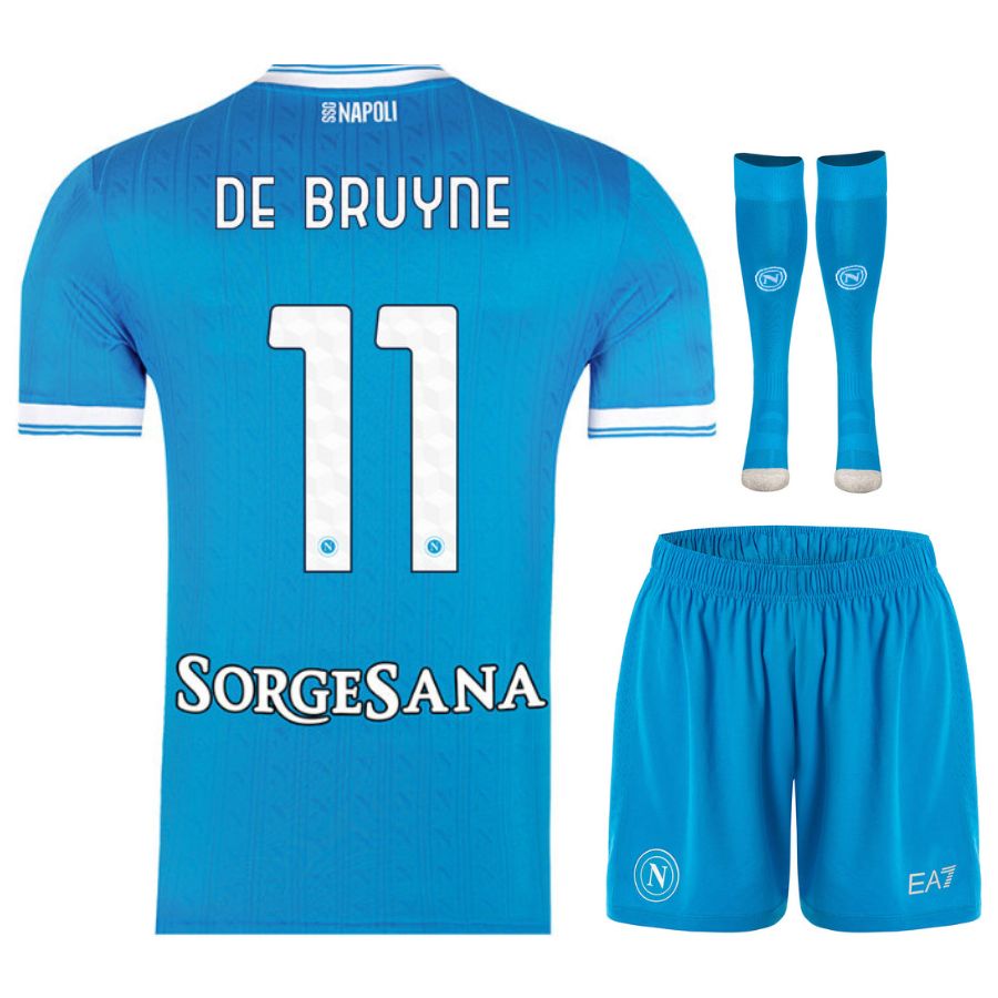 SSC Napoli – Conjunto de camiseta local para niño 2025/26
