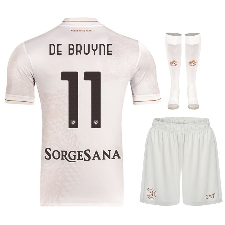 SSC Napoli Away Shirt Set for Kids 2025/26
