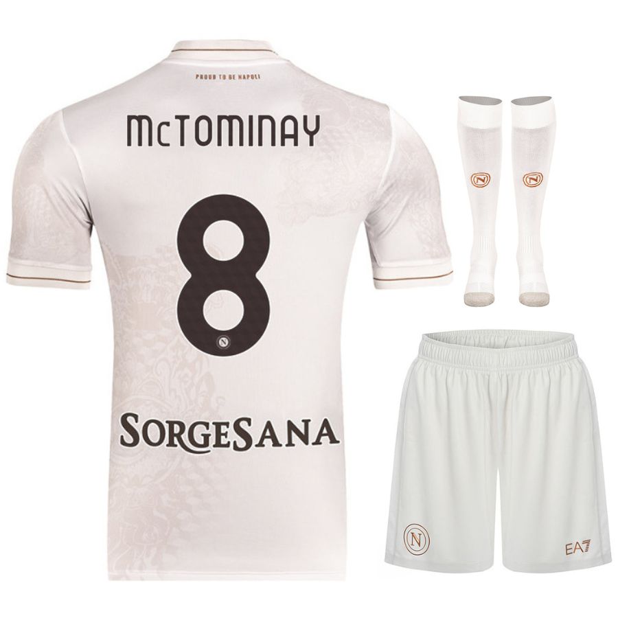 SSC Napoli Away Shirt Set for Kids 2025/26