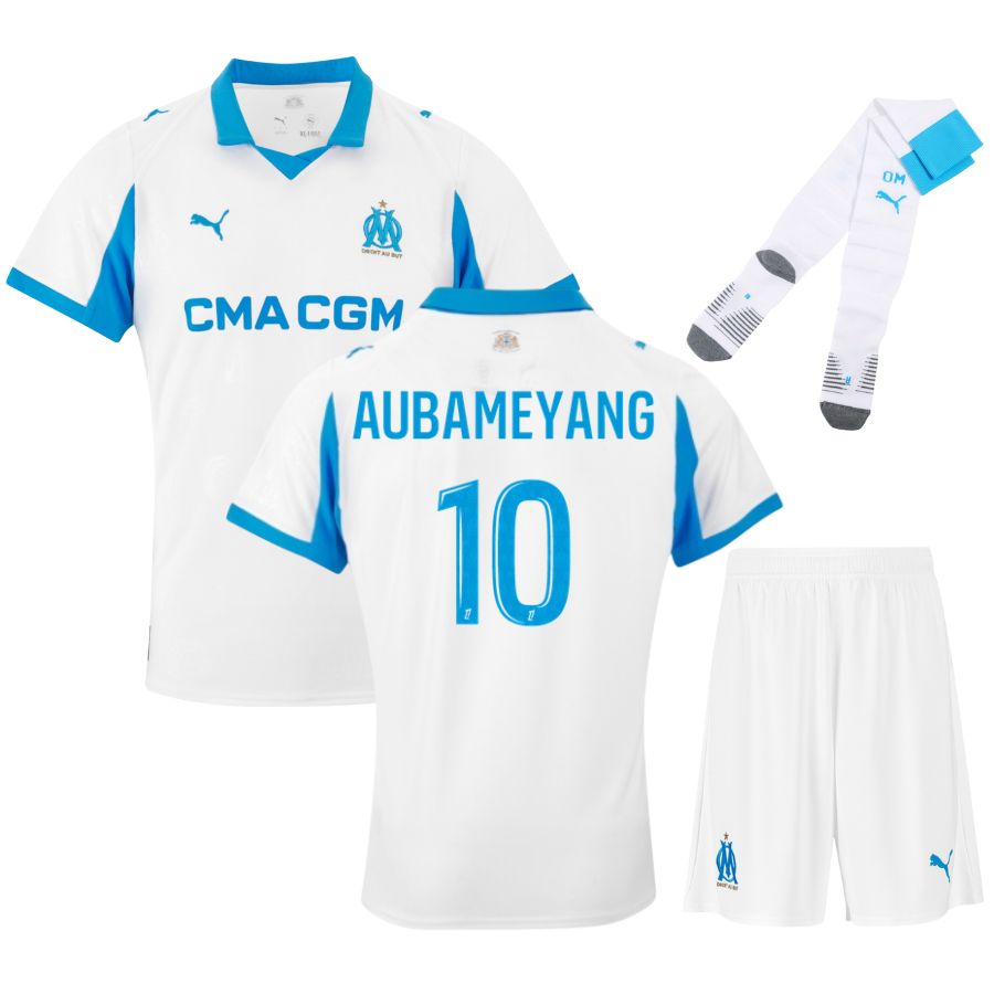 Olympique Marseille – Home Jersey Set – 2025/26 – Kids