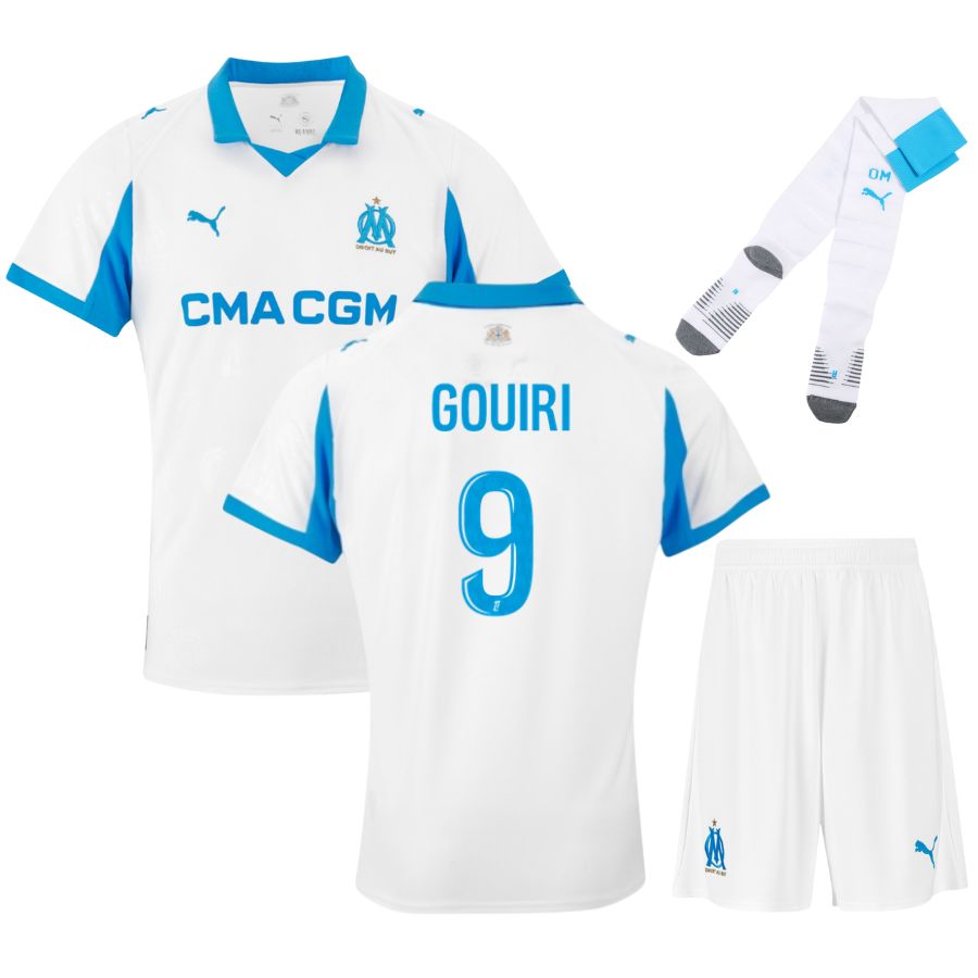 Olympique Marseille – Home Jersey Set – 2025/26 – Kids