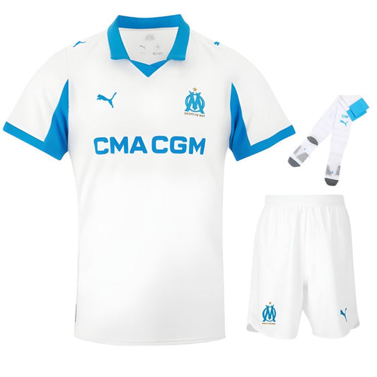 Olympique Marseille – Heimtrikotset – 2025/26 – Kinder