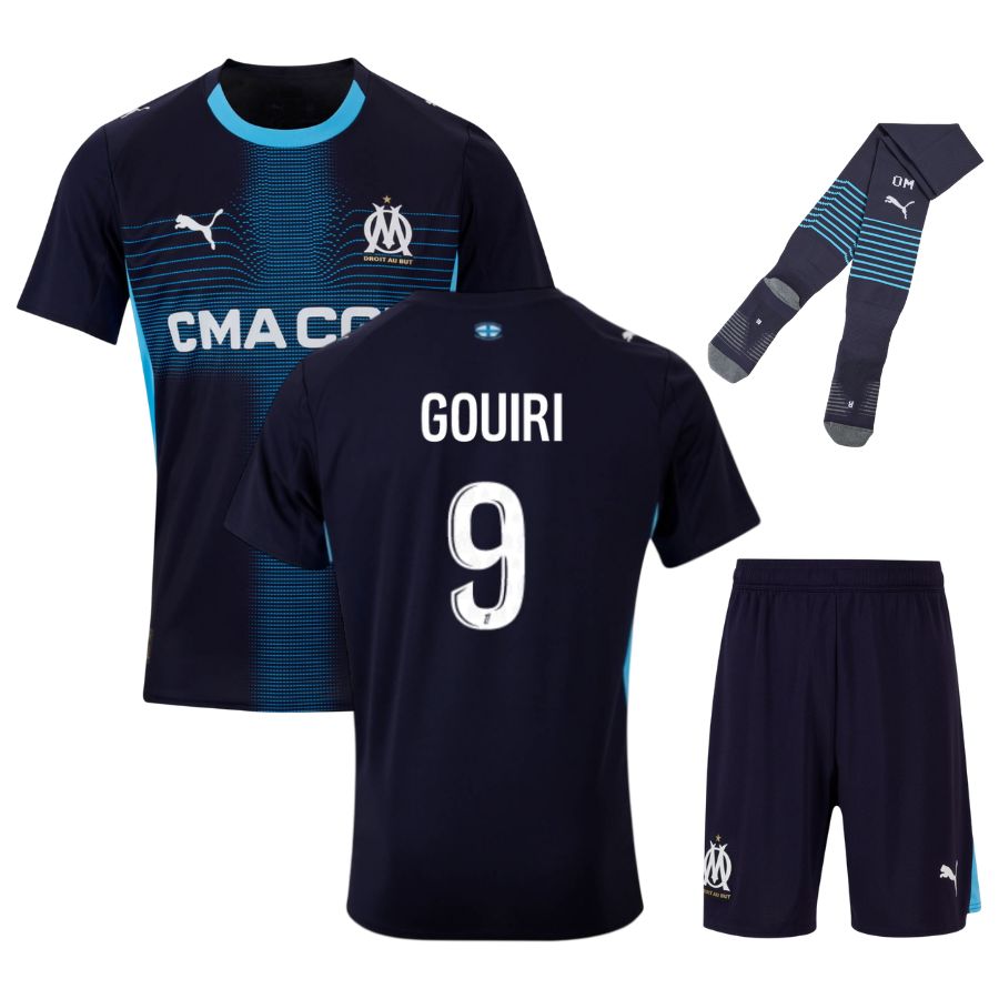 Olympique Marseille – Auswärtstrikotset – 2025/26 – Kinder