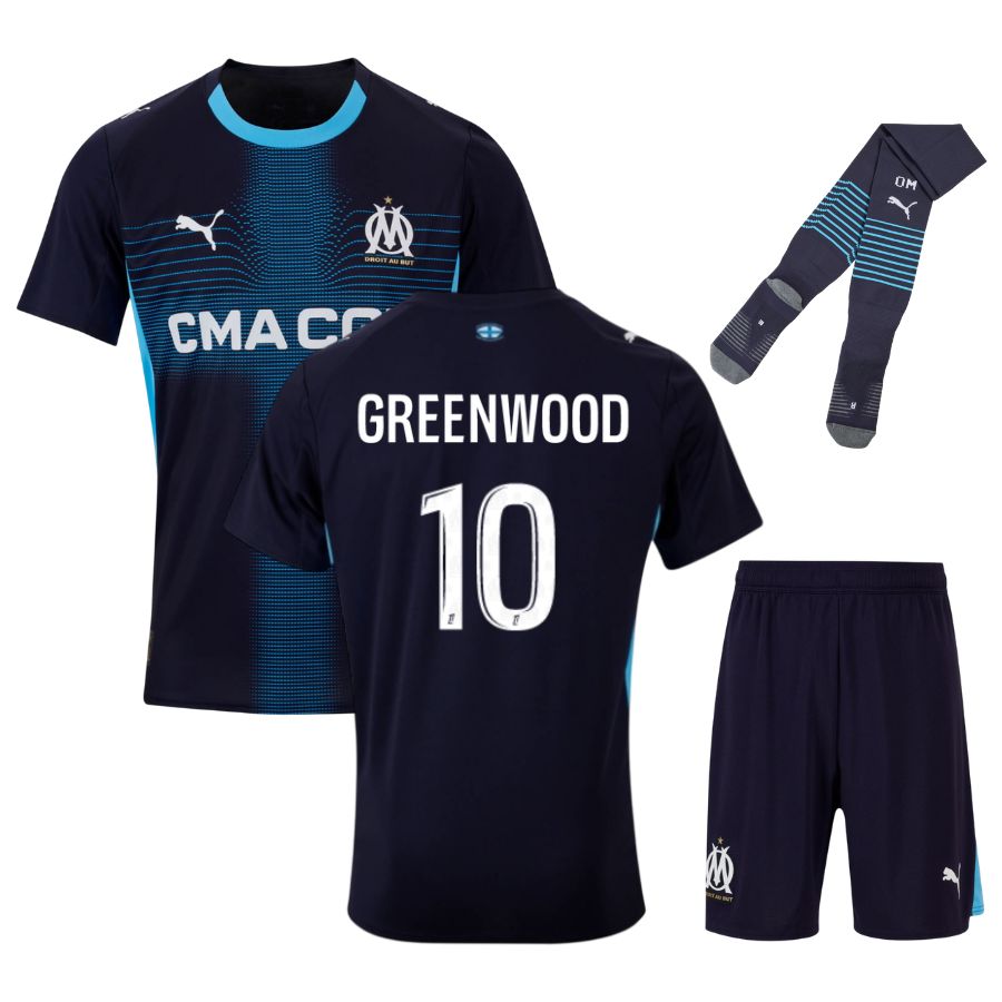Olympique Marseille – Auswärtstrikotset – 2025/26 – Kinder
