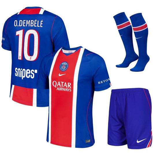 Paris Saint-Germain – Heimtrikotset – 2026/27 – Kinder – Dembélé