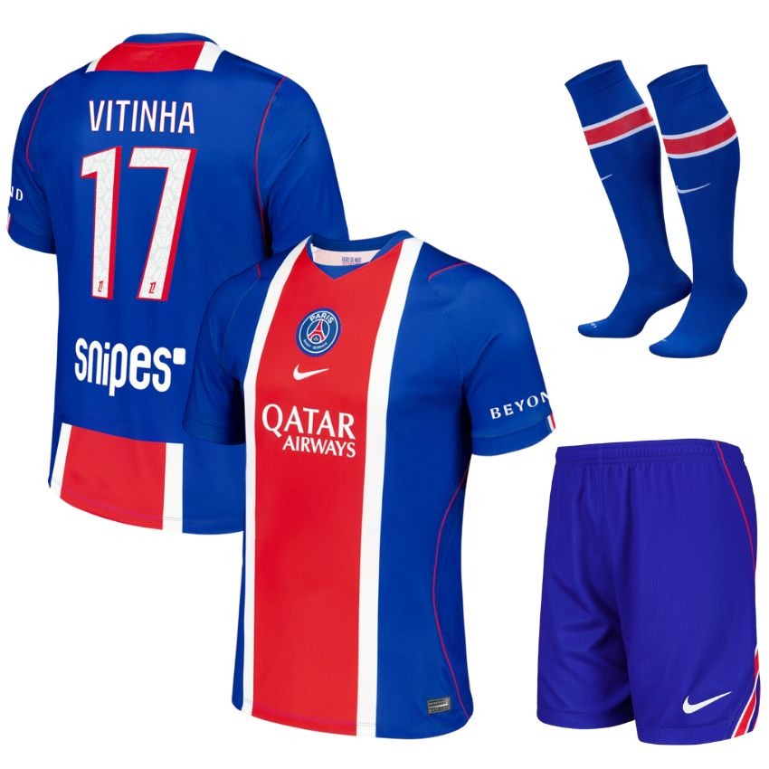 Paris Saint-Germain – Conjunto de camiseta local – 2026/27 – Niños – Vitinha