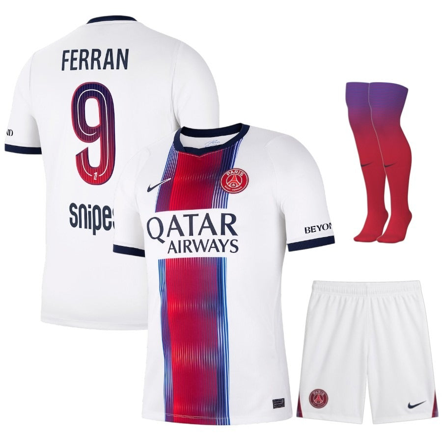 Paris Saint-Germain – Away Kit Set – 2026/27 – Kids – White