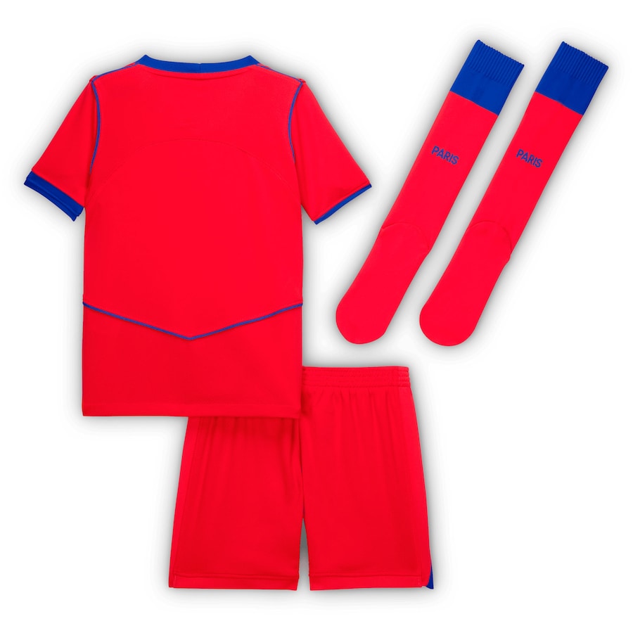 Paris Saint-Germain – Conjunto de tercera camiseta – 2025/26 – Niño – Rojo