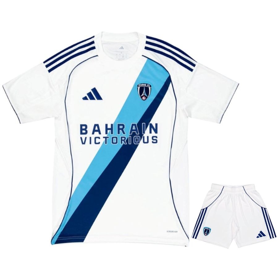 Paris FC – Ensemble de maillot domicile – 2025/26 – Enfants