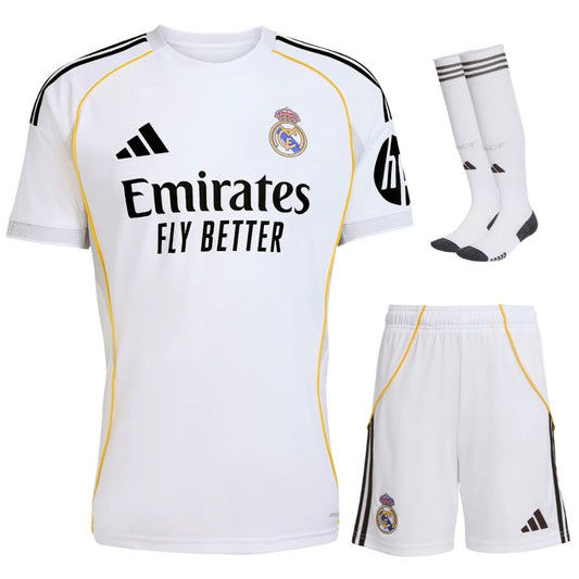 Real Madrid Heim-Trikotset für Kinder 2025/26