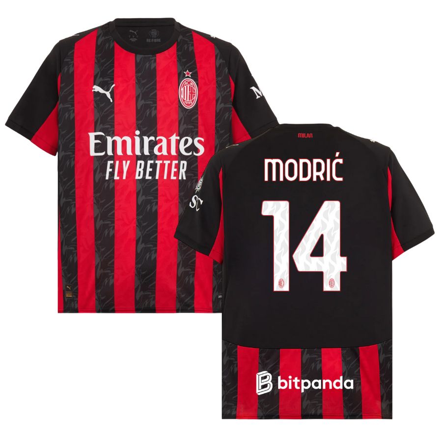 Camiseta local del AC Milan para hombre 2025/26