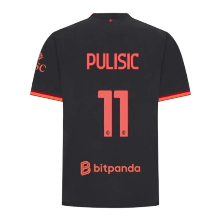 Conjunto de tercera camiseta del AC Milan Pulisic para niño 2026/27