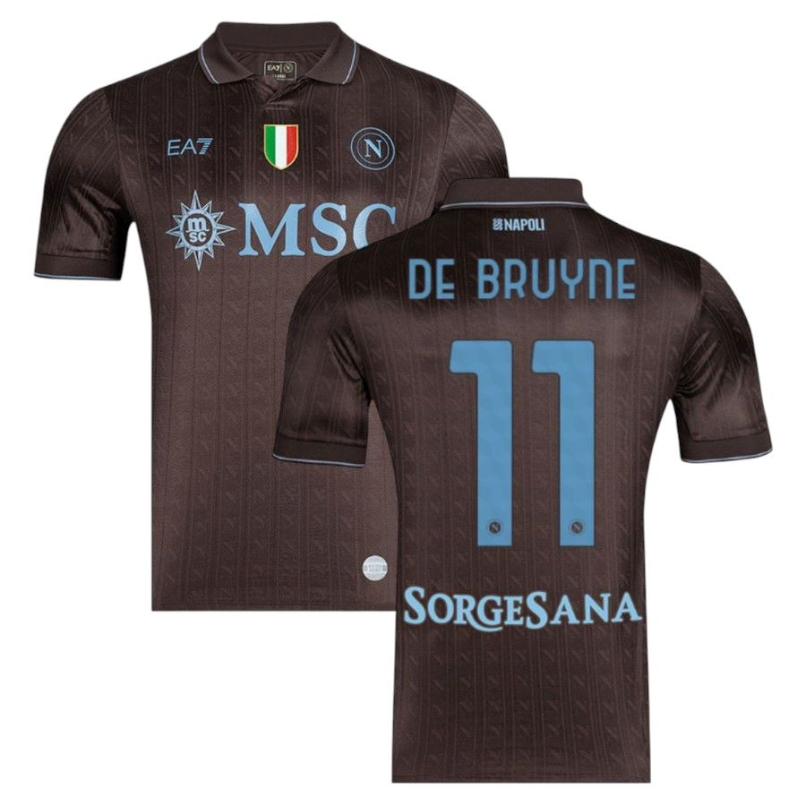 Tercera camiseta del SSC Nápoles De Bruyne para hombre 2025/26