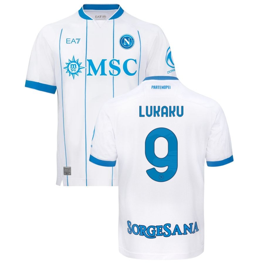 Camiseta visitante del SSC Napoli de Lukaku para hombre 2026/27