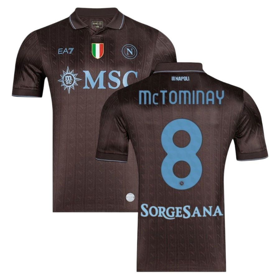Tercera camiseta del SSC Nápoles McTominay para hombre 2025/26