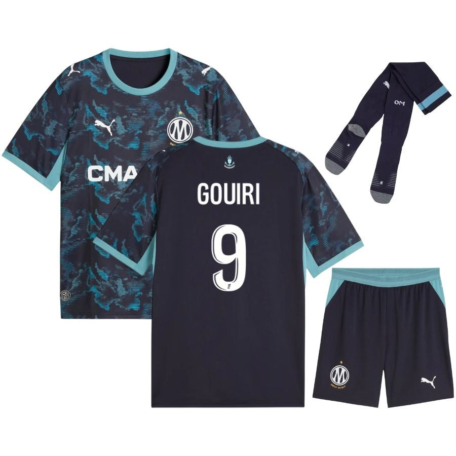 Olympique de Marsella – Conjunto de camiseta visitante – 2026/27 – Niño