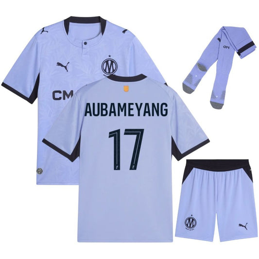 Olympique Marseille – Drittes Trikotset – 2026/27 – Kinder – Aubameyang