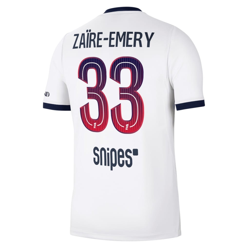 Paris Saint-Germain – Maglia da trasferta – 2026/27 – Uomo – Zaïre-Emery – Bianco