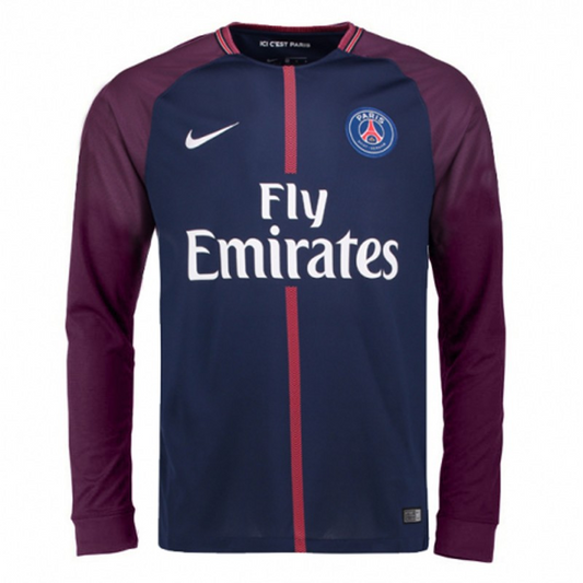 Paris Saint-Germain – Heimtrikot – 2017/18 – Herren – Langarm – Retro-Design