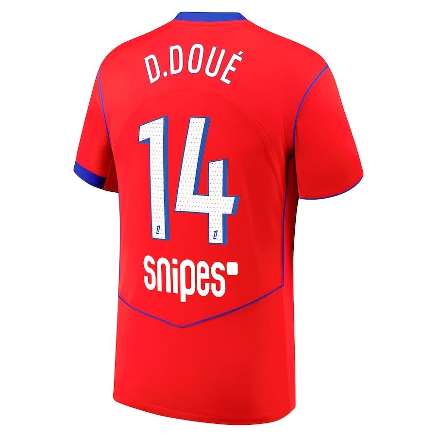 Paris Saint-Germain – Conjunto de tercera camiseta – 2025/26 – Niño – Rojo