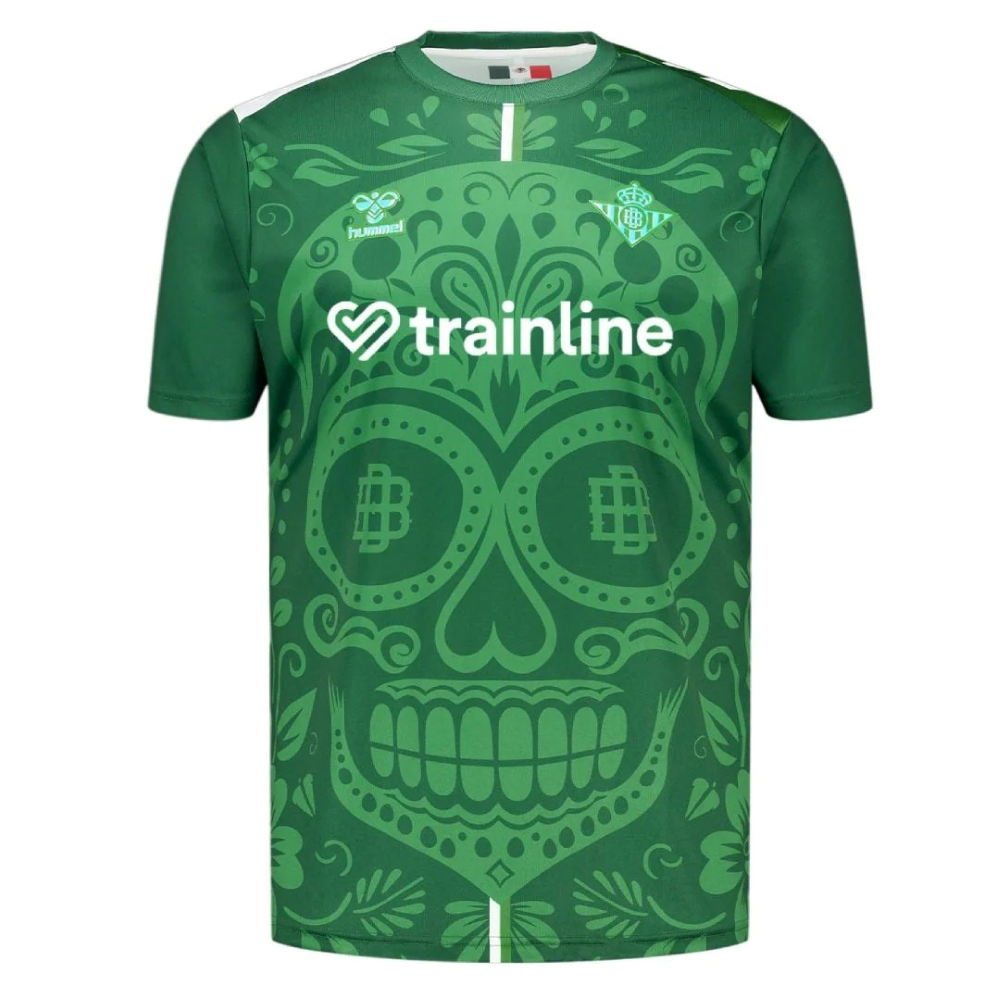 Camiseta de prepartido del Real Betis para hombre 2025/26 - Día de Muertos