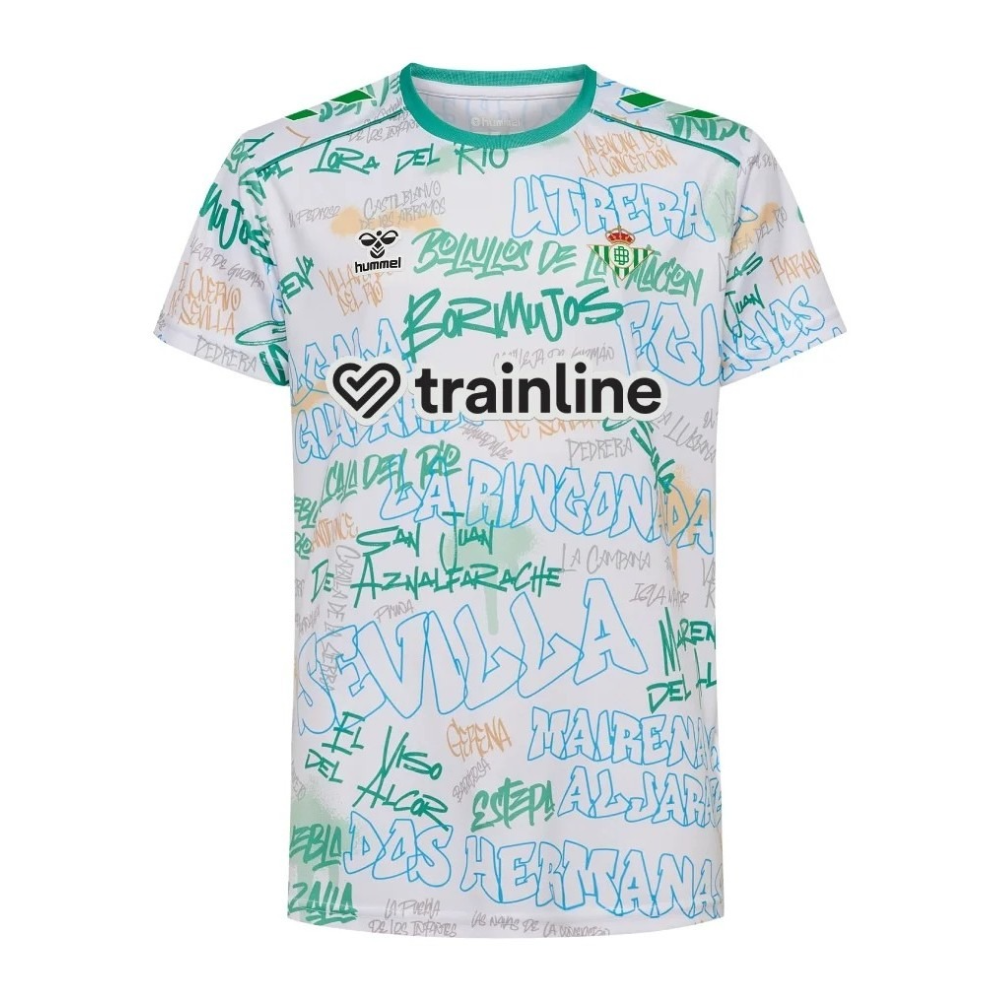 Camiseta prepartido del Real Betis para hombre 2025/26 – blanca