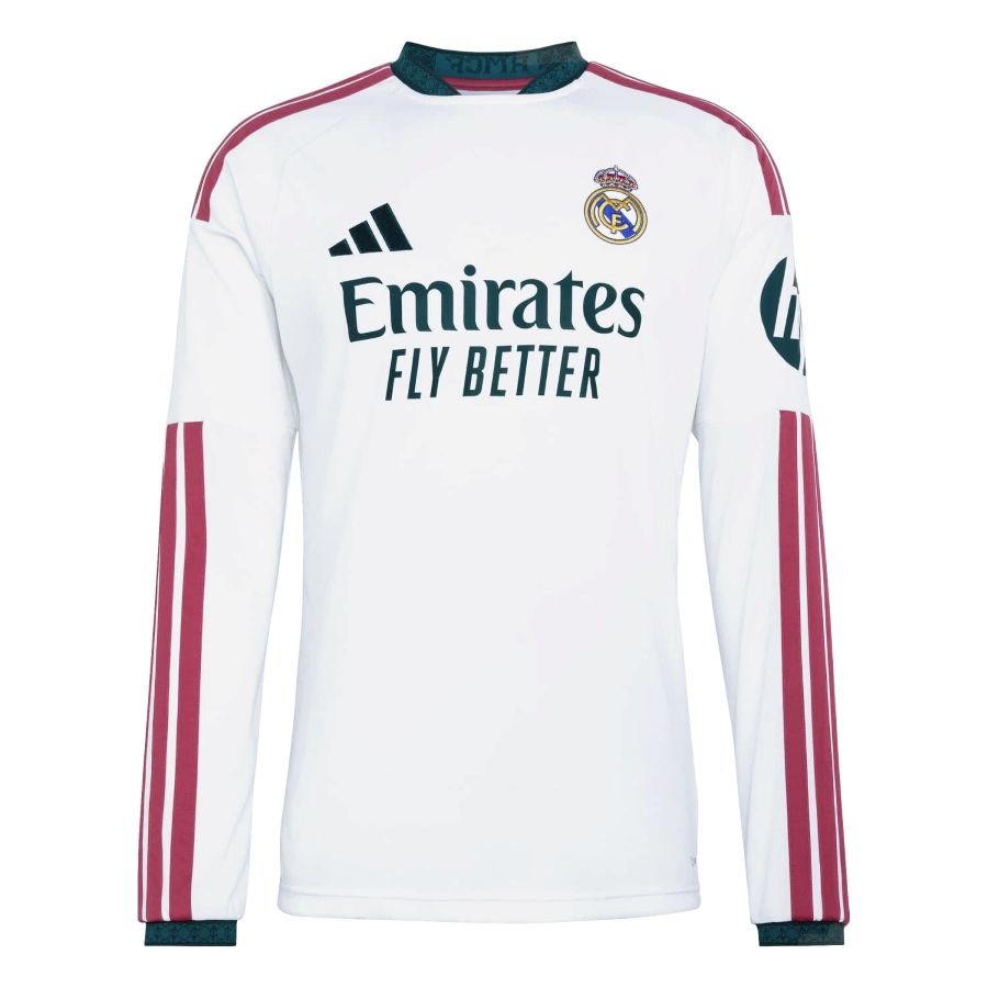Real Madrid Home Shirt for Men 2026/27 - Long Sleeve, White