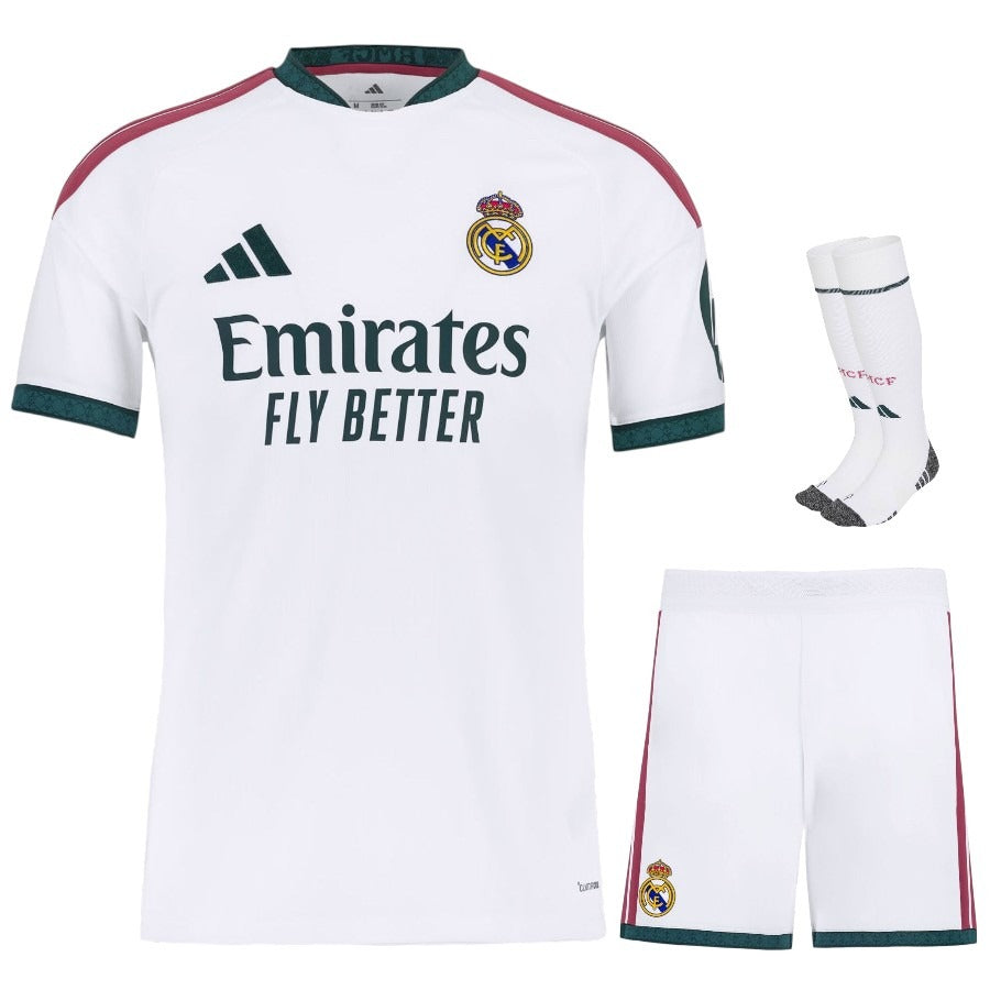 Conjunto de equipación local del Real Madrid Bellingham para niño 2026/27