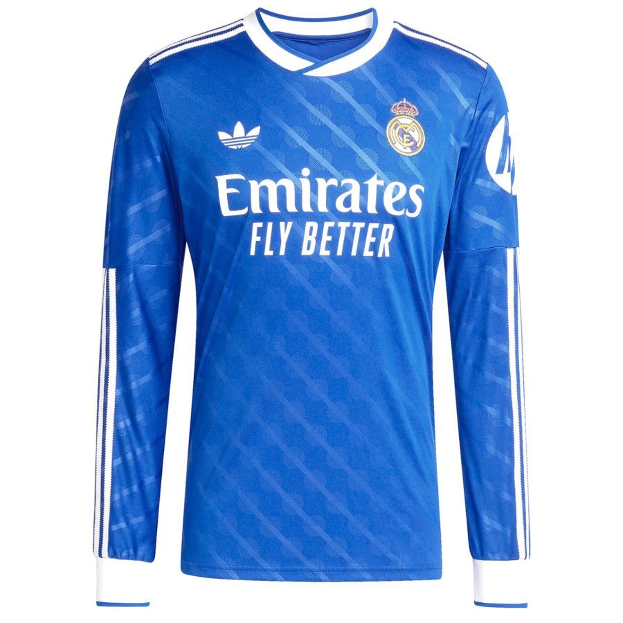 Tercera camiseta de manga larga del Real Madrid para hombre 2025/26 - Azul
