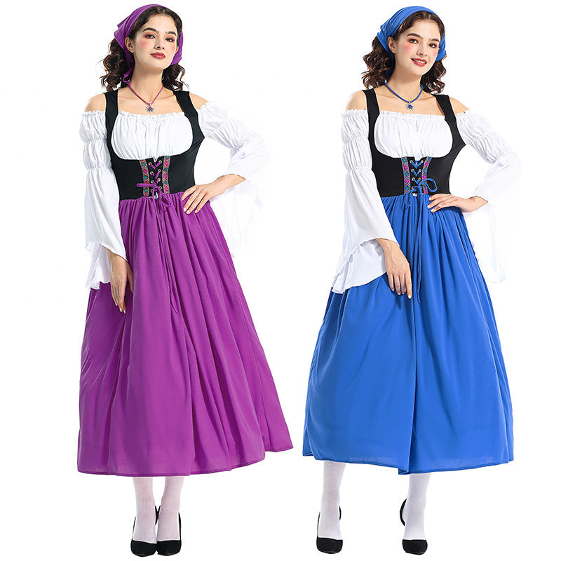 Renaissance-Bauernkleid für Damen mit Carmen-Oberteil