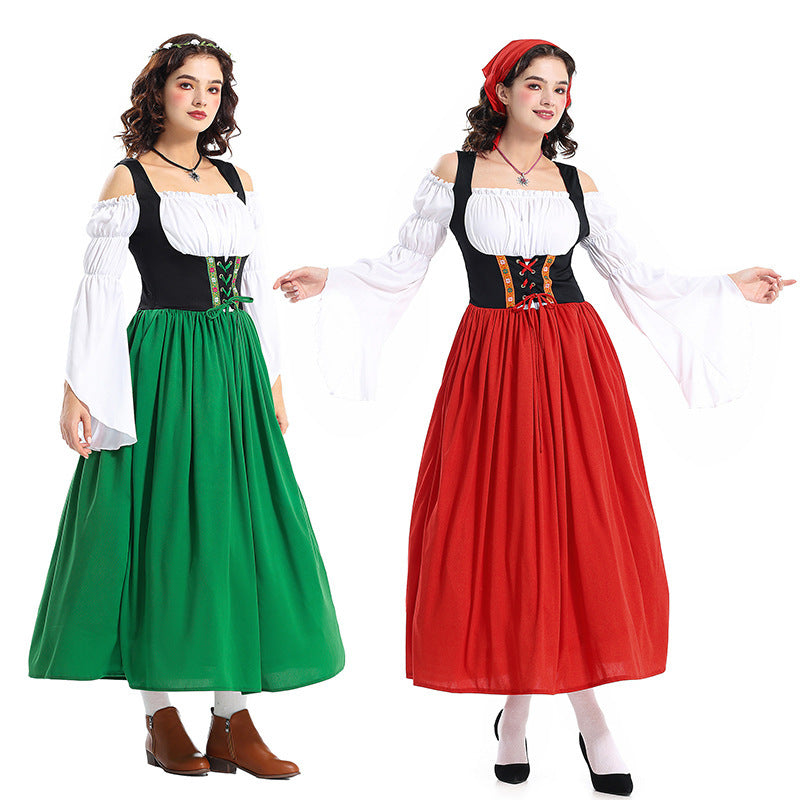 Renaissance-Bauernkleid für Damen mit Carmen-Oberteil