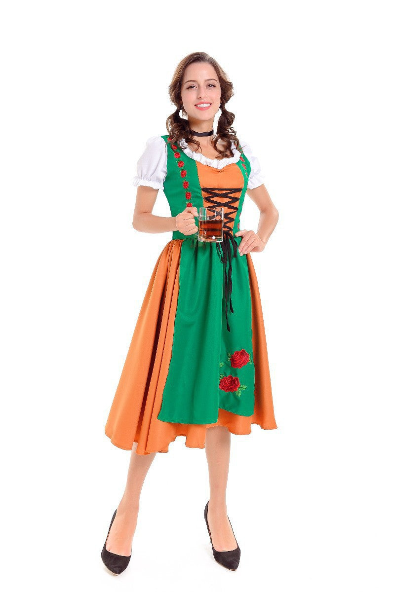 Dirndlkleid für Damen mit Schürze und Mieder