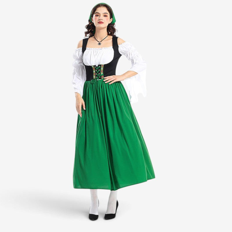 Renaissance-Bauernkleid für Damen mit Carmen-Oberteil