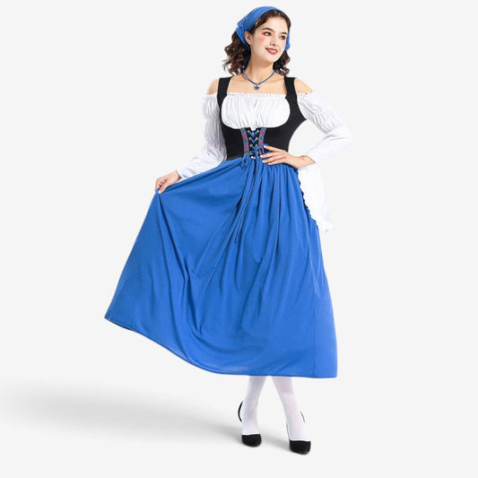 Renaissance-Bauernkleid für Damen mit Carmen-Oberteil