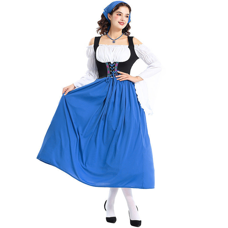 Renaissance-Bauernkleid für Damen mit Carmen-Oberteil