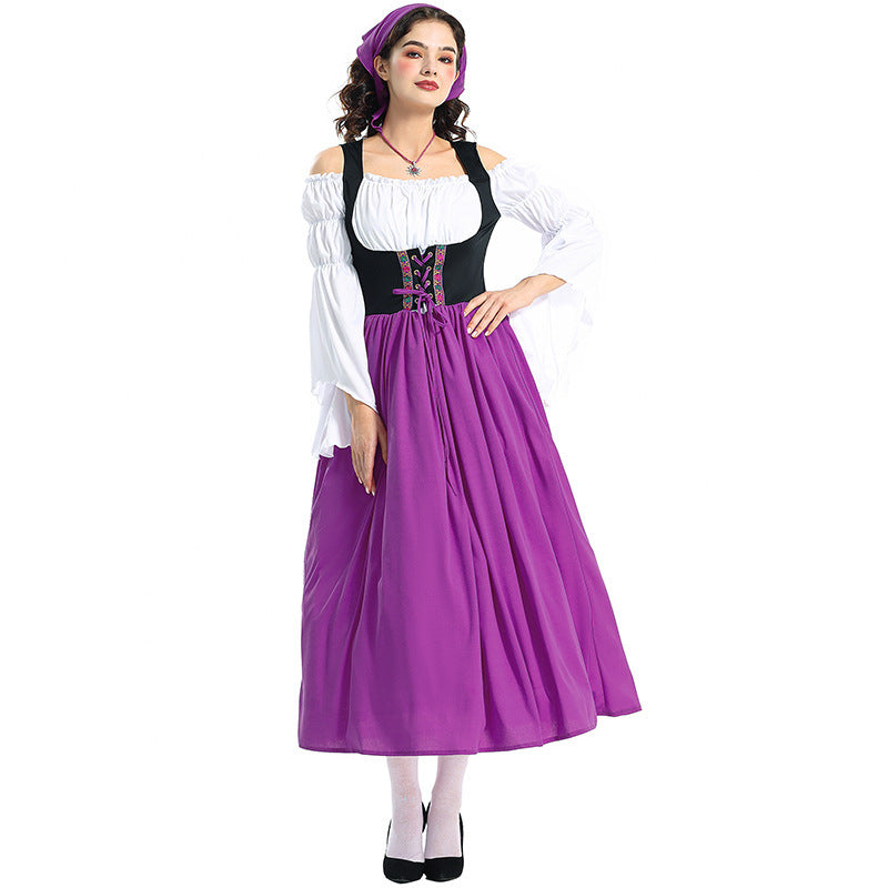 Renaissance-Bauernkleid für Damen mit Carmen-Oberteil