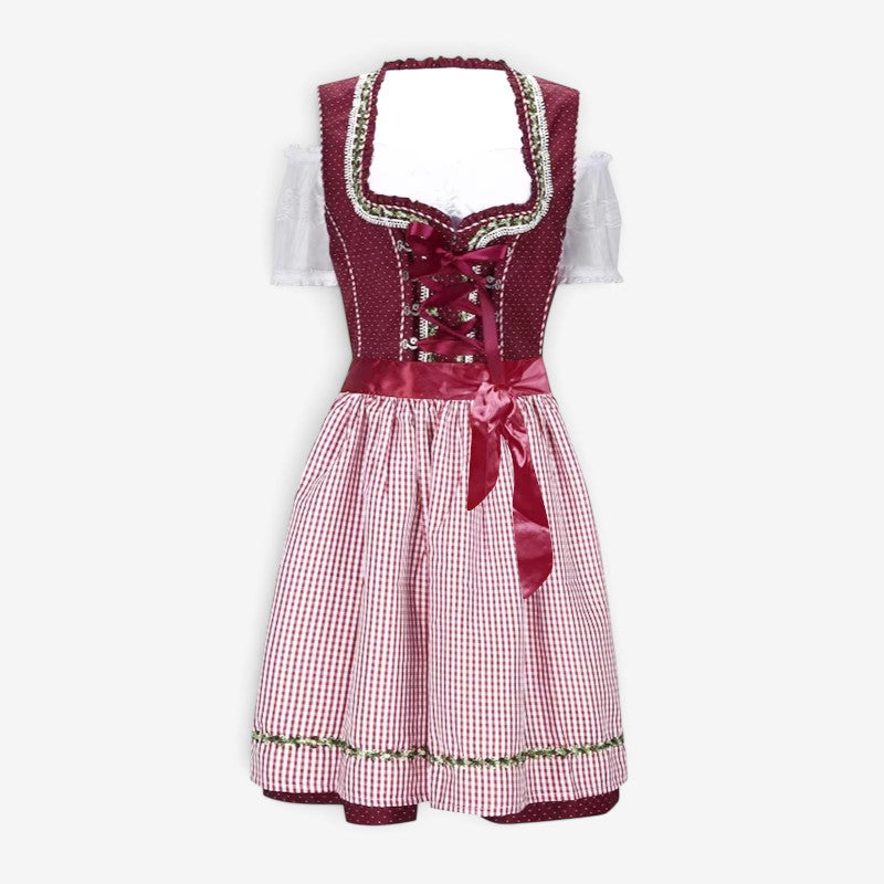 Dirndl für Damen mit besticktem Mieder