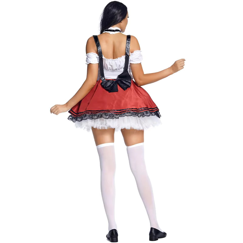 Dirndl für Damen mit dekorativem Mieder