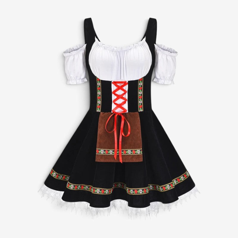 Dirndl für Damen mit ausgestelltem Rock