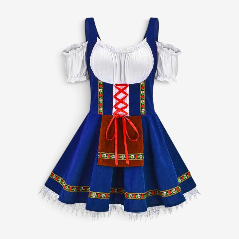 Dirndl für Damen mit ausgestelltem Rock