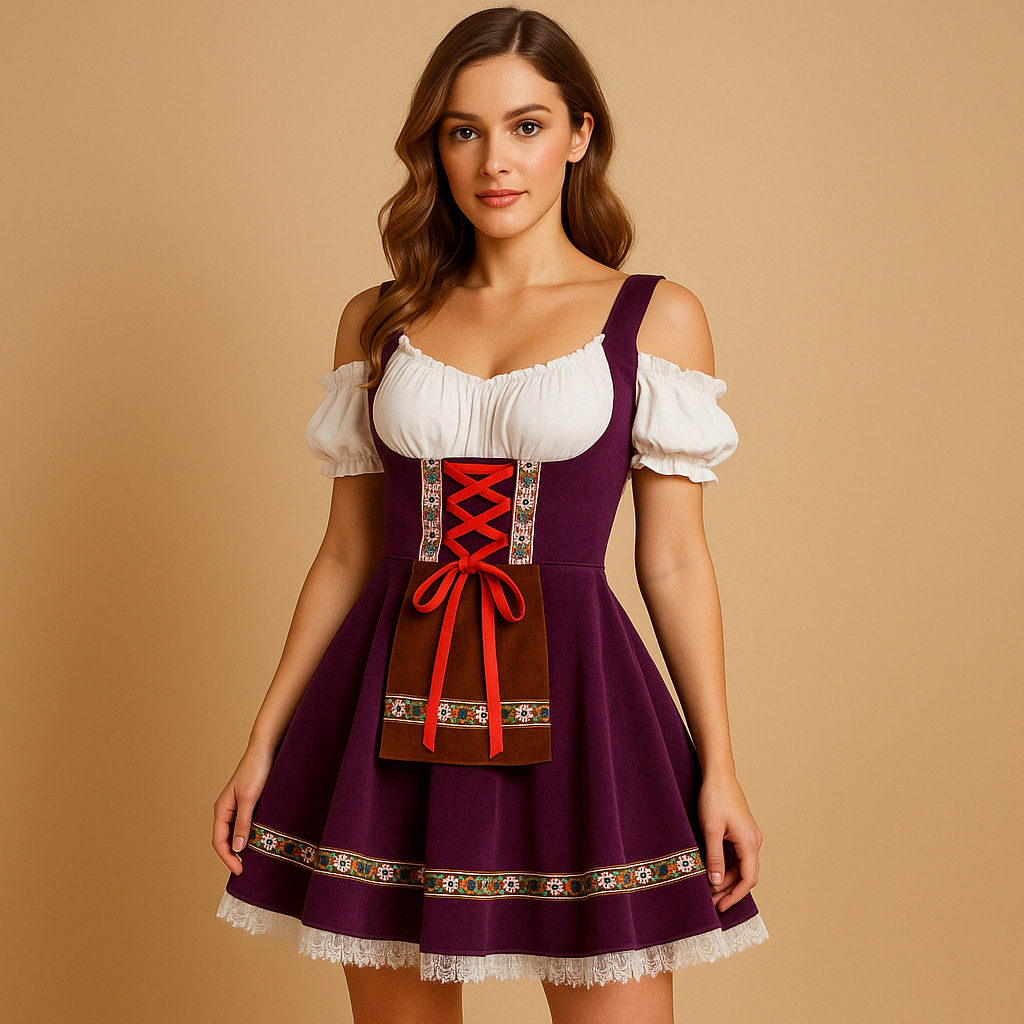 Oktoberfestkleid für Damen im eleganten Stil mit einzigartigem Design