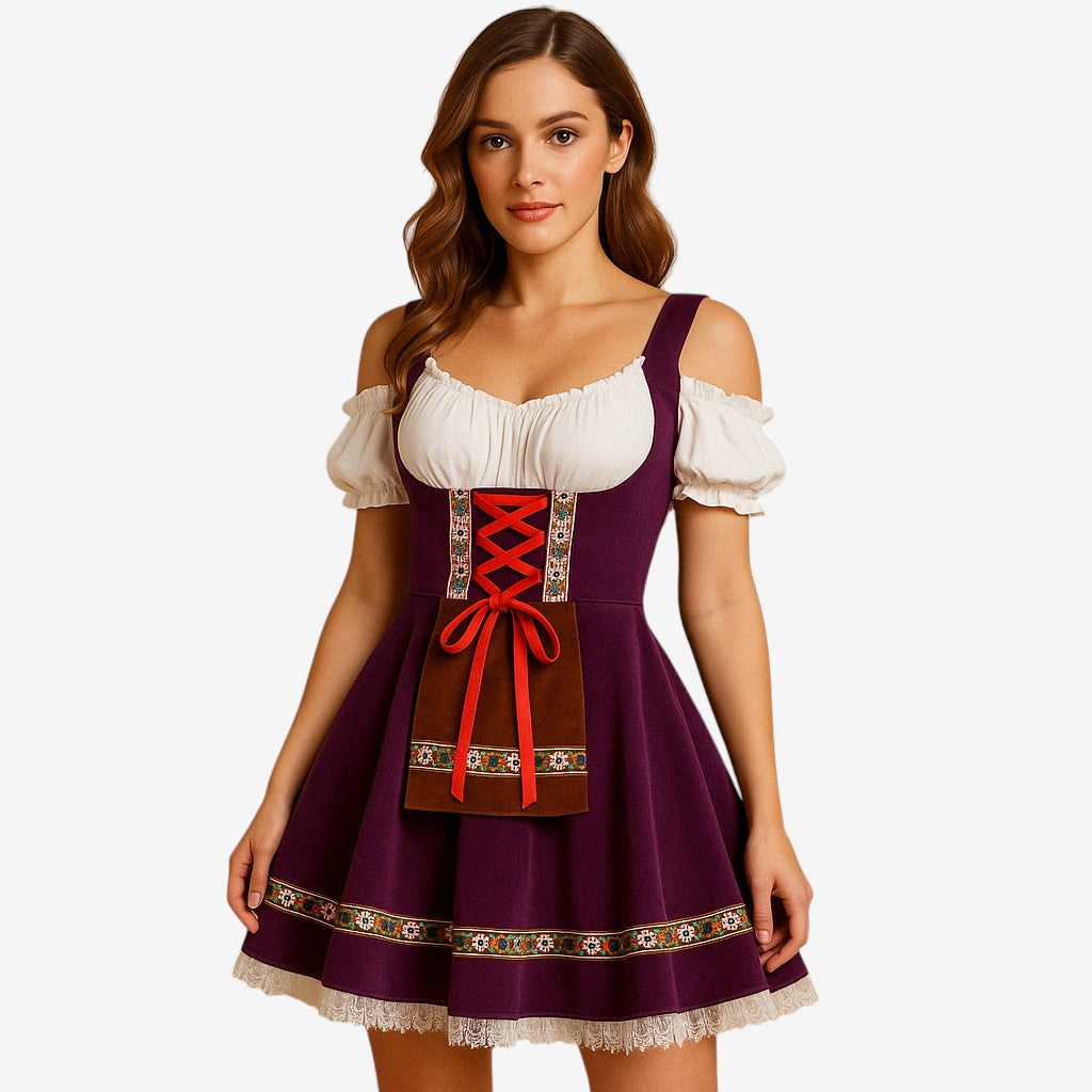 Oktoberfestkleid für Damen im eleganten Stil mit einzigartigem Design