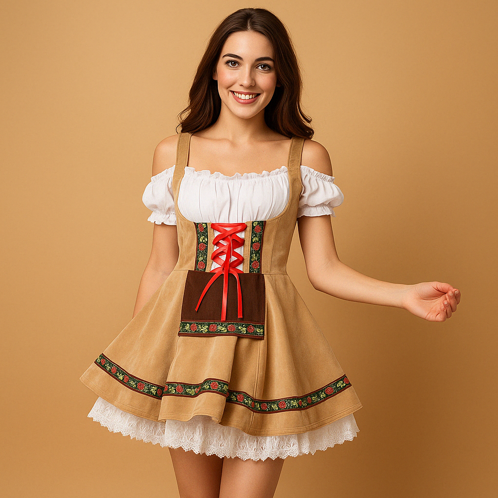 Oktoberfestkleid für Damen im eleganten Stil mit einzigartigem Design