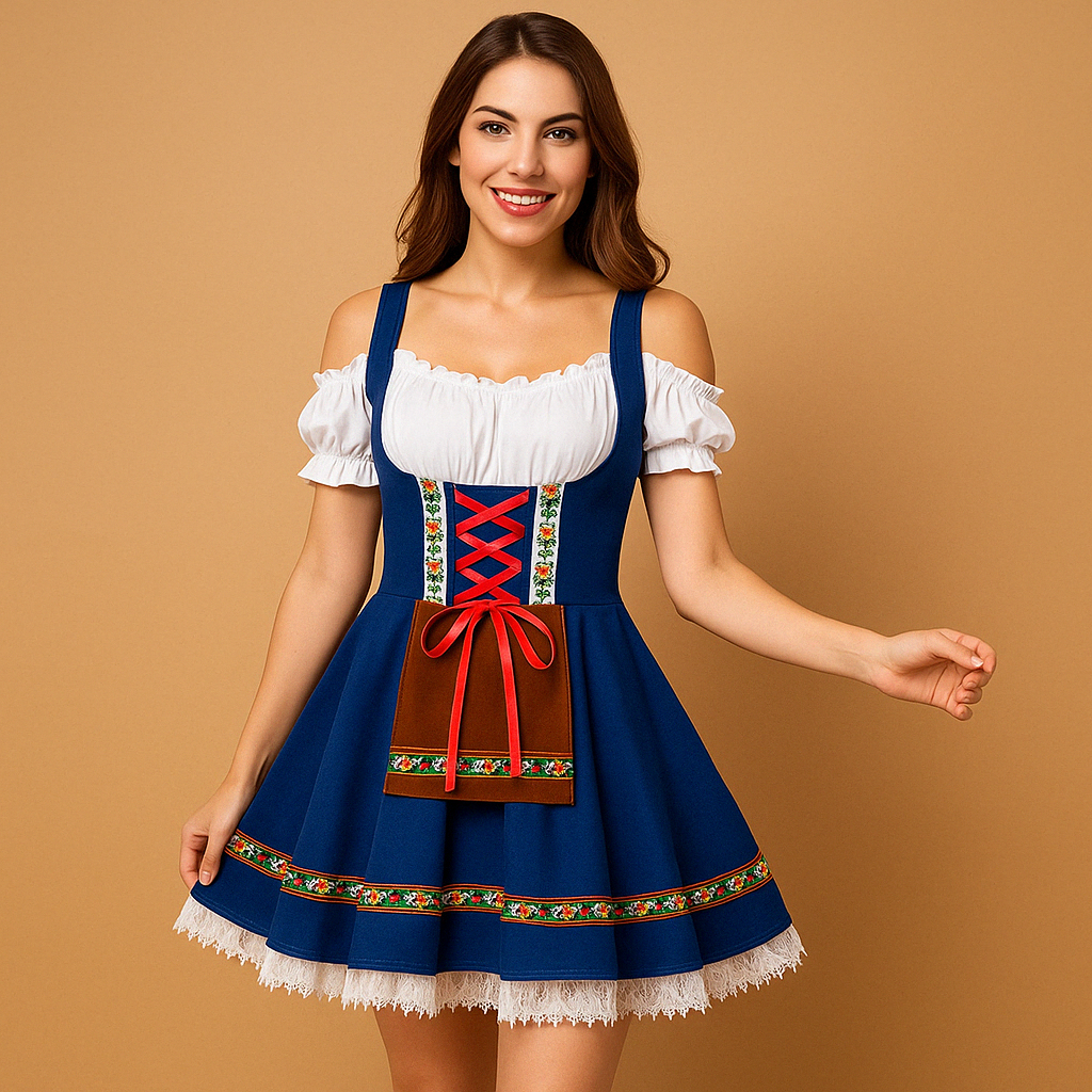 Oktoberfestkleid für Damen im eleganten Stil mit einzigartigem Design