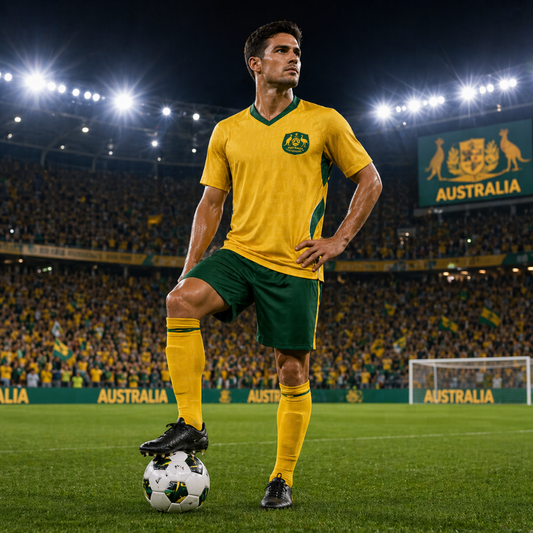 Camiseta Australia Mundial 2026 camiseta de fútbol para hombre