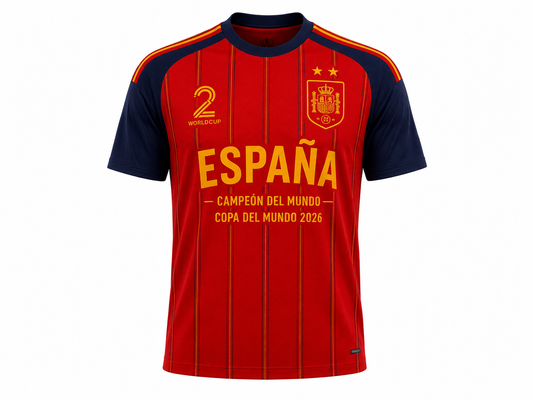 Camiseta España Campeón Mundial 2026