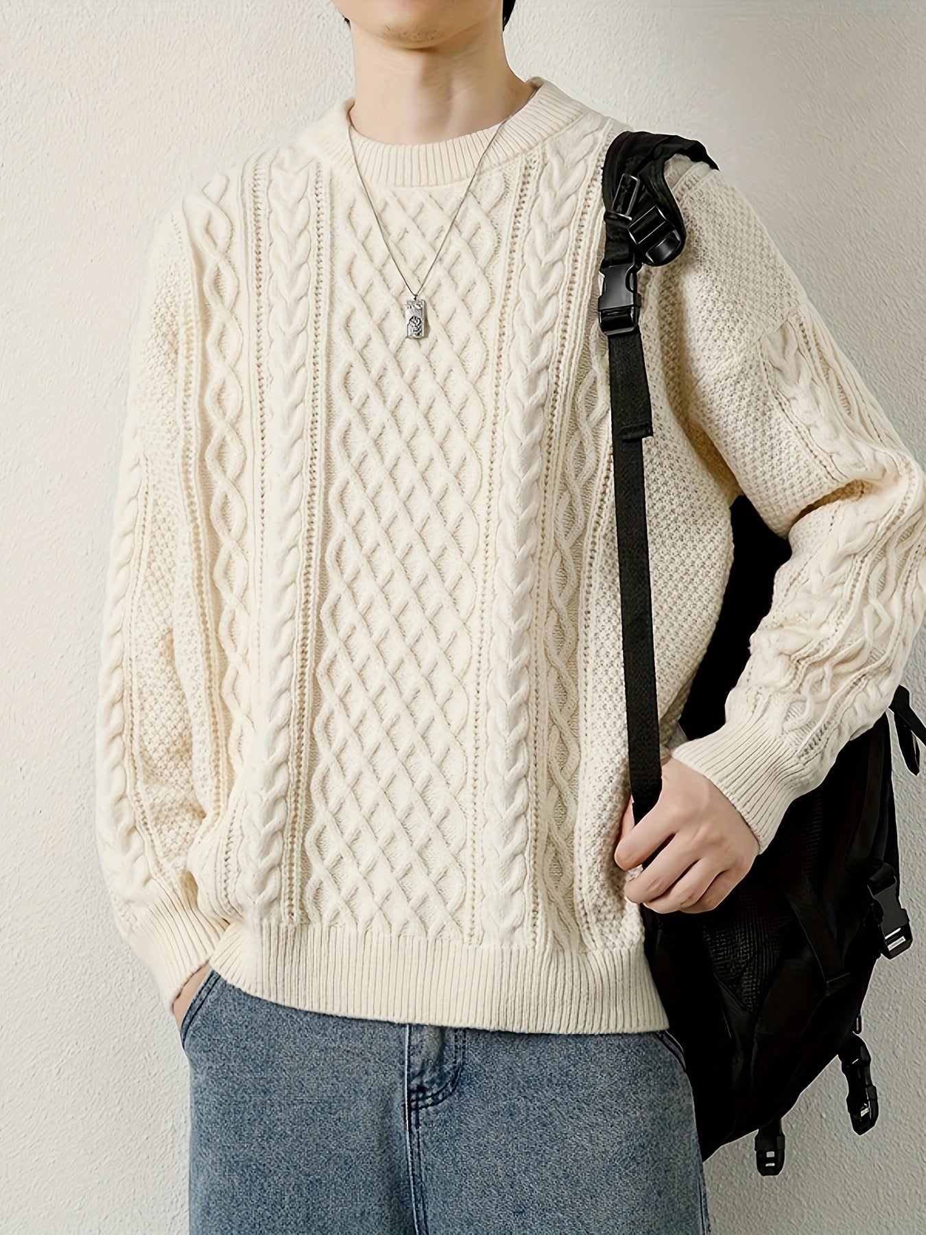 Maglione Hawthorne a Treccia